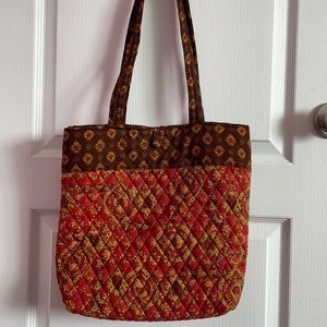 Patterned Quilted Tote Bag